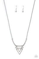Tulum Totem Silver Gray Necklace Paparazzi Accessories
