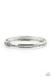 Urban Reign Silver Bling Bangle Bracelet Paparazzi Accessories