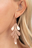 A FROND Farewell Rose Gold Earrings Paparazzi Accessories