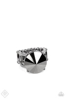 Showcase Social - Black FF Ring Paparazzi Accessories