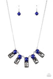 Celestial Royal - Blue Bling Necklace Paparazzi Accessories