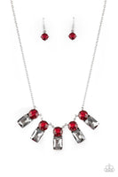 Celestial Royal Red Bling Necklace Paparazzi Accessories