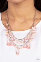 Candlelit Cabana Pink Pebble Necklace Paparazzi Accessories