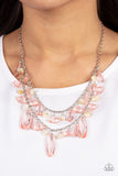 Candlelit Cabana Pink Pebble Necklace Paparazzi Accessories