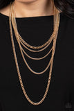 Top of the Food Chain Gold Layered Paparazzi Accessories