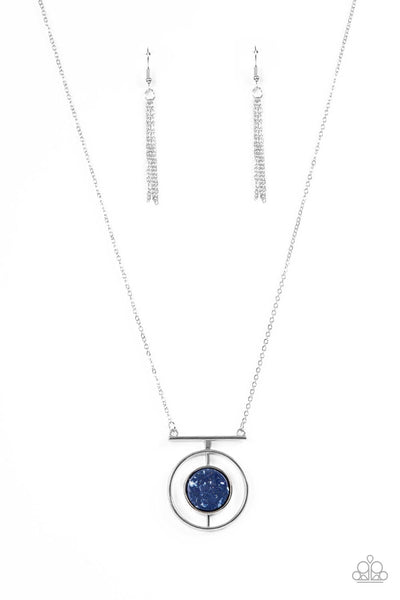 Boulevard Bazaar Blue White Necklace Paparazzi Accessories