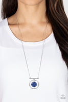 Boulevard Bazaar Blue White Necklace Paparazzi Accessories