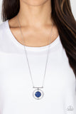 Boulevard Bazaar Blue White Necklace Paparazzi Accessories