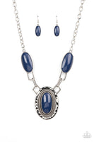 Count to TENACIOUS - Blue Necklace Paparazzi Accessories