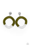 Thats a WRAPAROUND Green Earrings Paparazzi Accessories