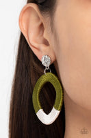 Thats a WRAPAROUND Green Earrings Paparazzi Accessories