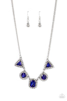 Posh Party Avenue Blue Bling Necklace Paparazzi Accessories