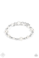 Chicly Celebrity White Pearl Bracelet FF Paparazzi Accessories