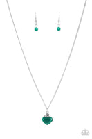 Gracefully Gemstone Green Necklace Paparazzi Accessories