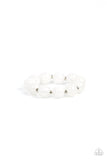 Arctic Affluence White Bracelet Paparazzi Accessories