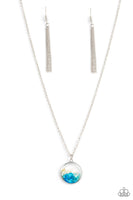 Completely Crushed Blue Green Necklace Paparazzi Accessories