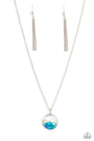 Completely Crushed Blue Green Necklace Paparazzi Accessories