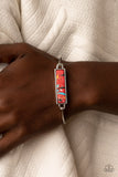 Terrazzo Tarot Red Bangle Bracelet Paparrazi Accessories