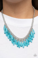 Beach House Hustle Blue Necklace Paparazzi Accessories
