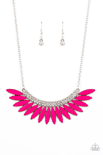 Flauntable Flamboyance Fuchsia Pink Necklace Paparazzi Accessories