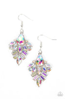 Stellar-escent Elegance Multi Iridescent Earrings Paparazzi