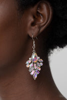 Stellar-escent Elegance Multi Iridescent Earrings Paparazzi