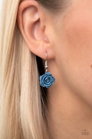 PRIMROSE and Pretty Blue Floral Necklace Paparazzi