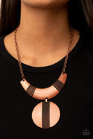 Metallic Enchantress Copper Necklace Paparazzi Accessories