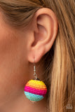 Zest Fest Multi Rainbow Earrings Paparazzi Accessories