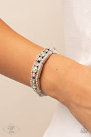 Easy On The ICE Multi Iridescent Bling Bracelet Paparazzi Accessories