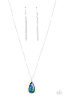 Interstellar Royal Blue Green Necklace Paparazzi Accessories