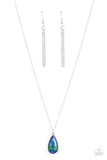 Interstellar Royal Blue Green Necklace Paparazzi Accessories