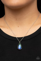 Interstellar Royal Blue Green Necklace Paparazzi Accessories