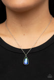 Interstellar Royal Blue Green Necklace Paparazzi Accessories