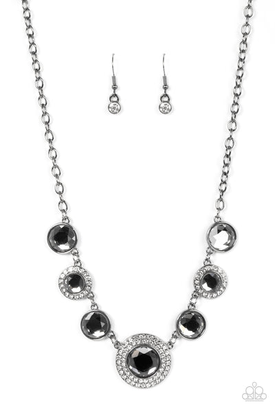 Extravagant Extravaganza Black Bling Necklace Paparazzi Accessories