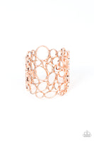All Turned Around Copper Cuff Bracelet Paparazzi Accessories