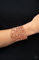 All Turned Around Copper Cuff Bracelet Paparazzi Accessories