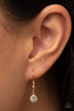 Heartbreakingly Blingy - Gold Bling Necklace Paparazzi Accessories