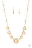 Extravagant Extravaganza Gold Necklace Paparazzi Accessories