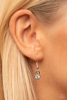 If You LUST White Bling Heart Necklace Paparazzi Accessories