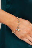 Truly Lovely Gold Heart Bracelet Paparazzi Accessories