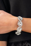 For the Win White Bling Bracelet Paparazzi Accessories