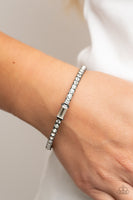 Party Crashing Couture Black Bling Bangle Bracelet Paparazzi