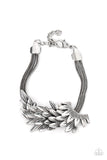 BOA and Arrow Silver Bracelet Paparazzi Accessories
