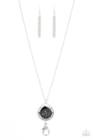 Pacific Periscope Black Lanyard Necklace Shell Paparazzi