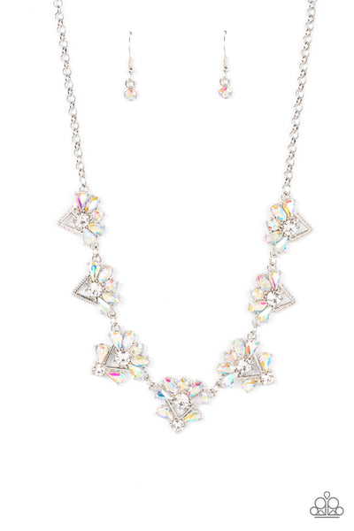 Extragalactic Extravagance Multi Iridescent Necklace Paparazzi Accessories