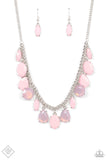 Fairytale Fortuity - Pink Necklace Paparazzi Accessories FF
