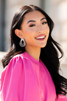 Take a POWER Stance - White Earrings Paparazzi Accessories
