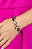The Universe Revolves around Me Black Bling Bracelet Paparazzi Accessories