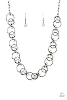 Center of My Universe Black Bling Necklace Paparazzi Accessories